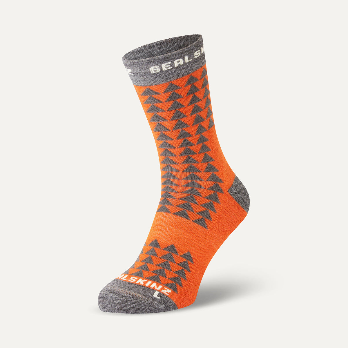 SEALSKINZ Hilgay Single Layer Mid Length Merino Running Sock - product view 2