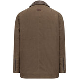 HOGGS OF FIFE Balerno Waxed Canvas Barn Coat - Men's - Rock