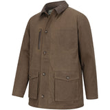 HOGGS OF FIFE Balerno Waxed Canvas Barn Coat - Men's - Rock