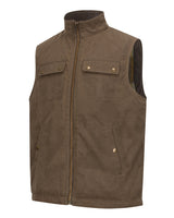 HOGGS OF FIFE Balfour Waxed Canvas Gilet - Mens - Rock