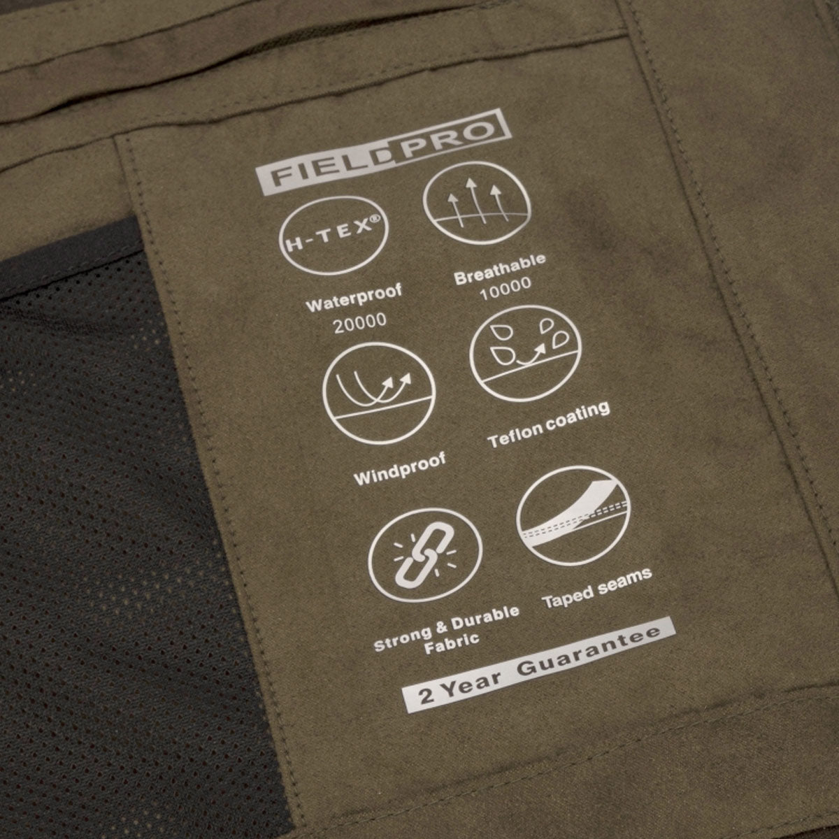 HOGGS OF FIFE Ballater Waterproof Field Jacket - Mens - Green