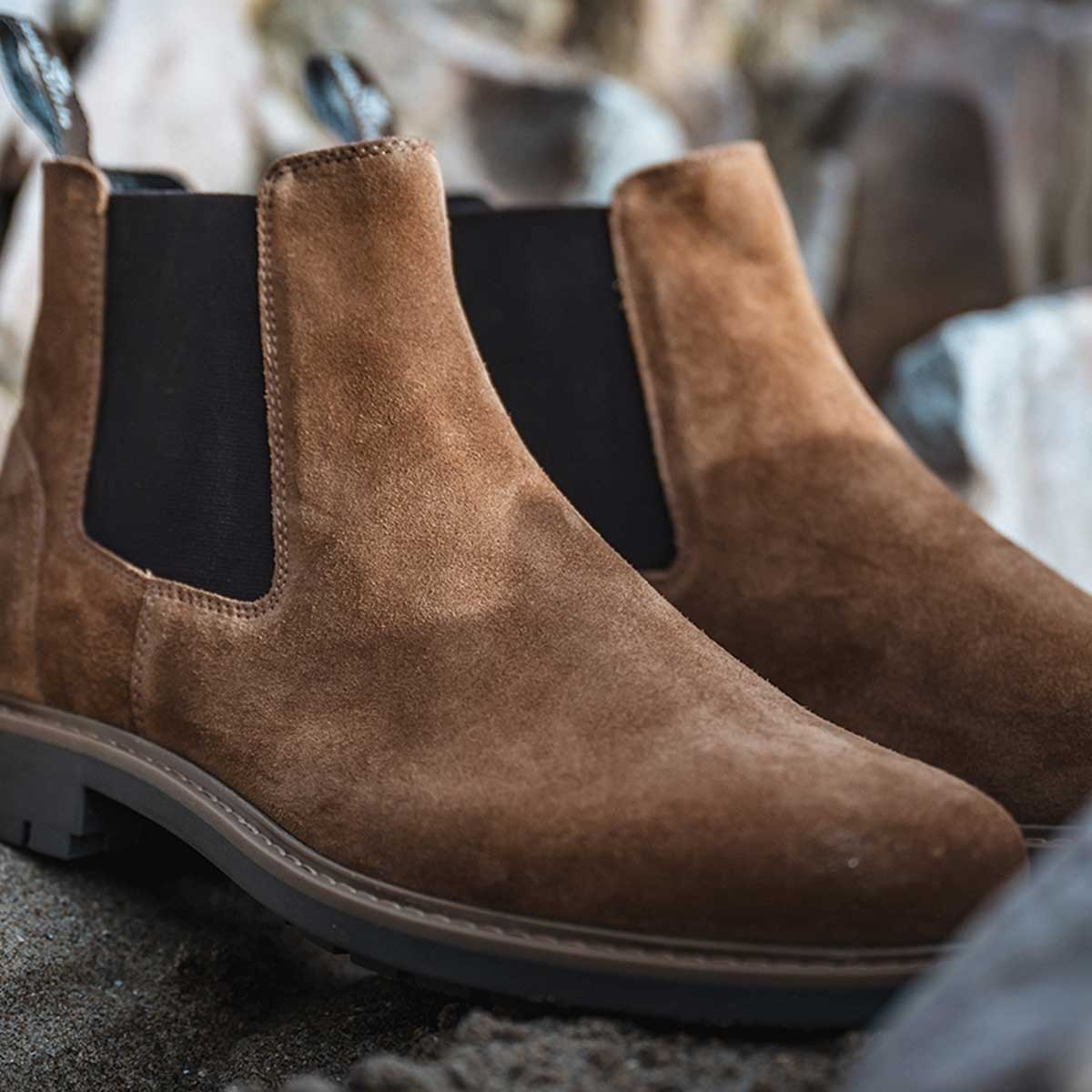 HOGGS OF FIFE Banff Country Dealer Boots - Men's - Coffee Suede