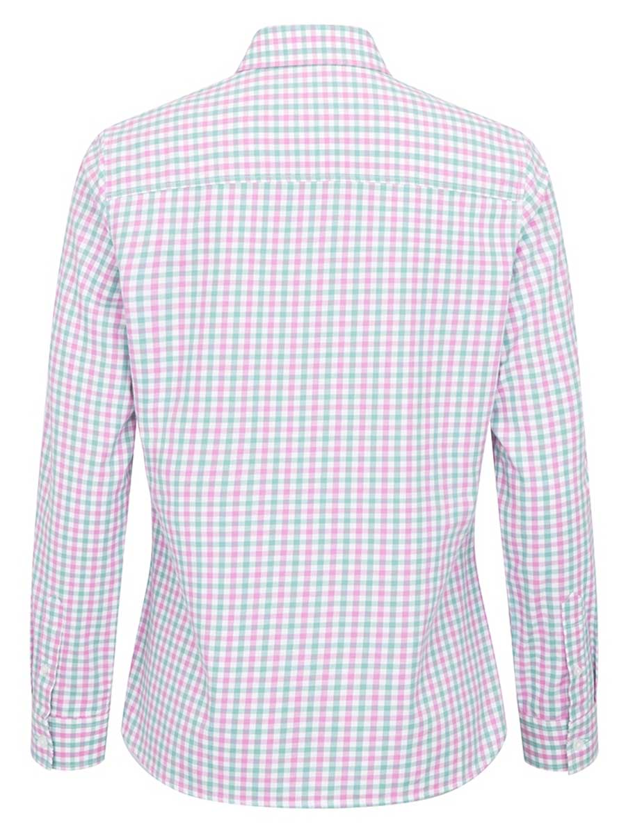 HOGGS OF FIFE Becky II Cotton Shirt - Women's - Seafoam/Candy