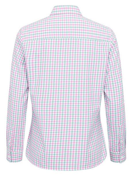 HOGGS OF FIFE Becky II Cotton Shirt - Women's - Seafoam/Candy