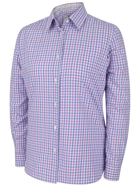 HOGGS OF FIFE Becky II Cotton Shirt - Women's - Violet/Cerise