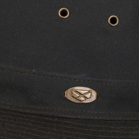 HOGGS OF FIFE Caledonia Waxed Hat - Antique Olive