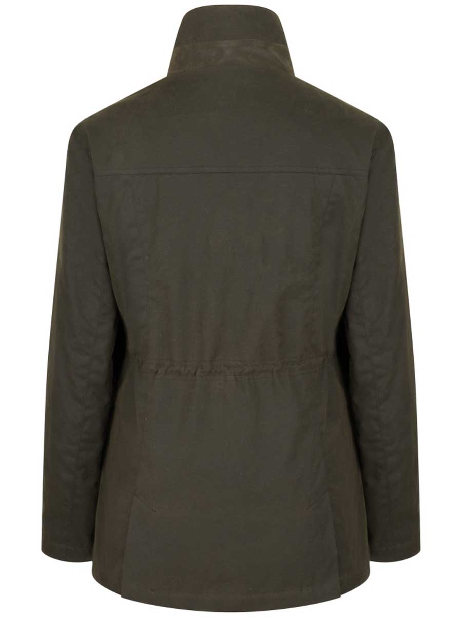 HOGGS OF FIFE Caledonia Waxed Jacket - Womens - Antique Olive