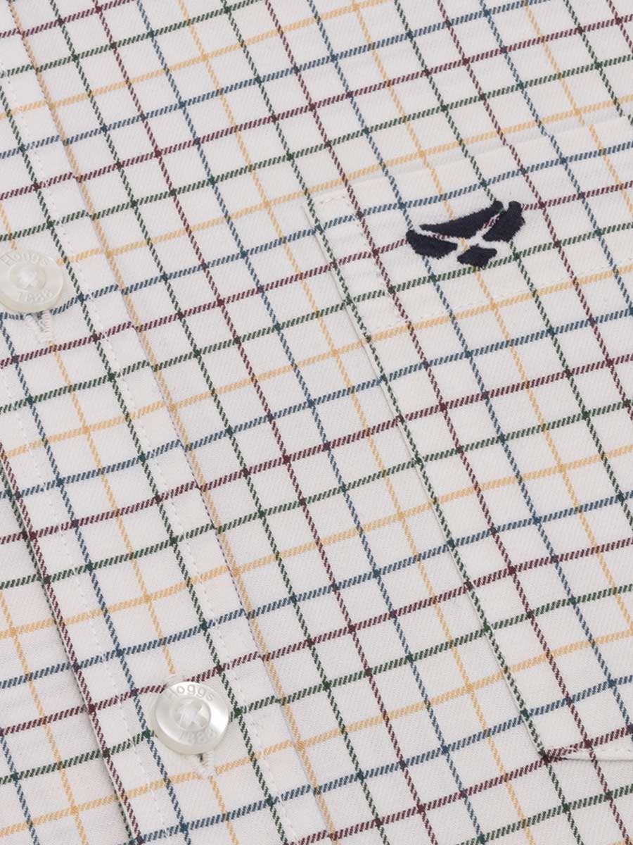 HOGGS OF FIFE Callum Country Check Shirt - Mens - Green / Gold