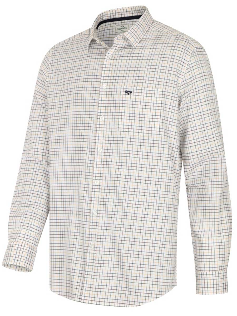 HOGGS OF FIFE Callum Country Check Shirt - Mens - Green / Gold