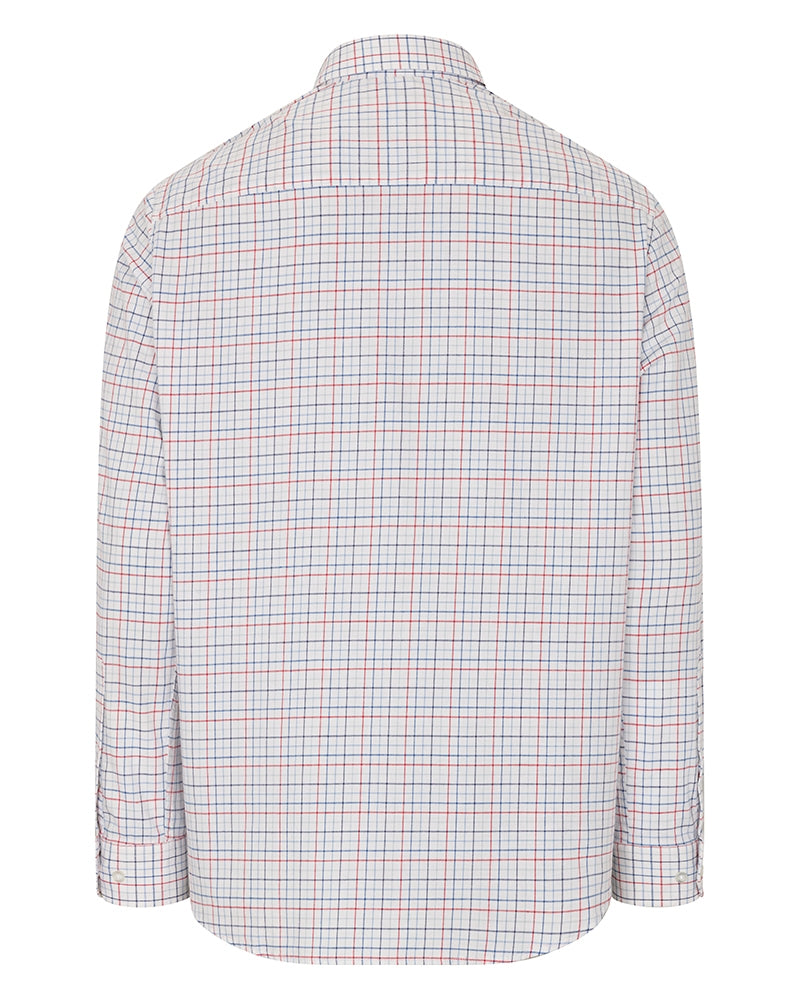 HOGGS OF FIFE Callum Country Check Shirt - Mens - Red/Blue