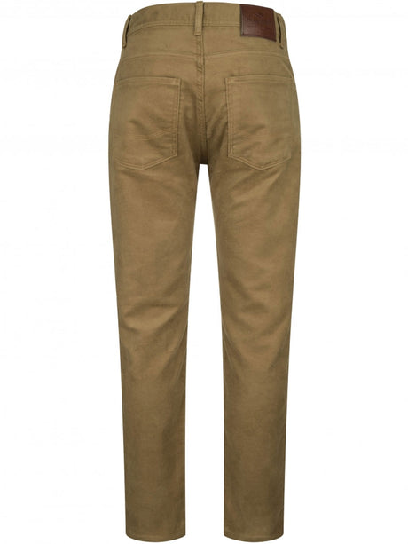 HOGGS OF FIFE Carrick Technical Stretch Moleskin Jeans - Mens - Dried Moss