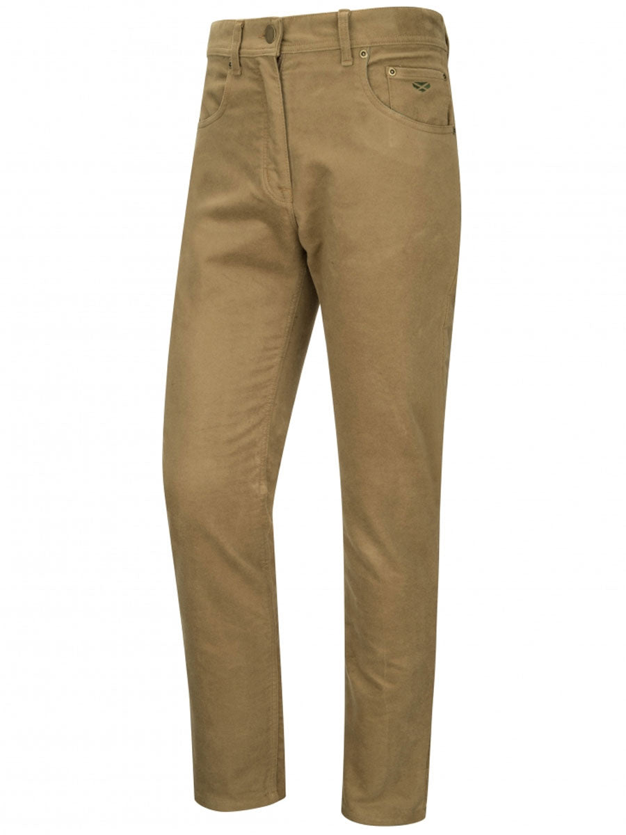 HOGGS OF FIFE Carrick Technical Stretch Moleskin Jeans - Mens - Dried Moss