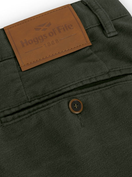 HOGGS OF FIFE Carrick Technical Stretch Moleskin Trousers - Mens - Dark Olive