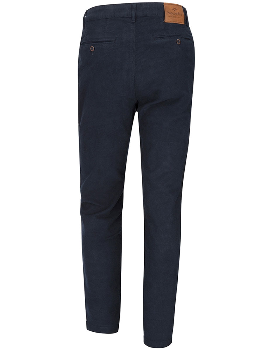 HOGGS OF FIFE Carrick Technical Stretch Moleskin Trousers - Mens - Navy