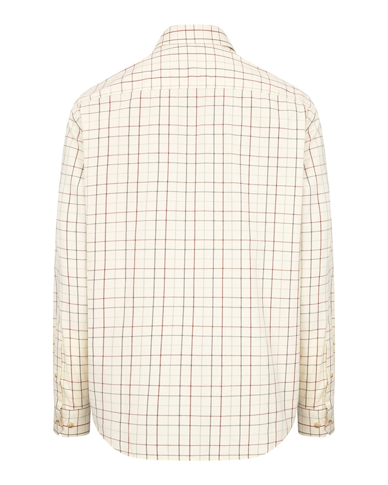 HOGGS OF FIFE Chieftain Premier Tattersall Shirt – Men's – Rust Check