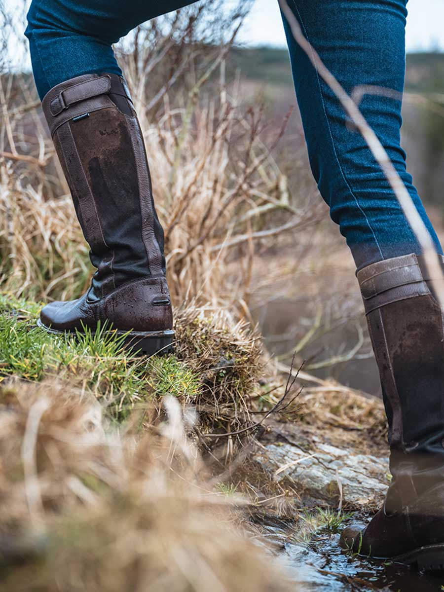 HOGGS OF FIFE Cleveland II Country Boots - Women's - Dark Brown