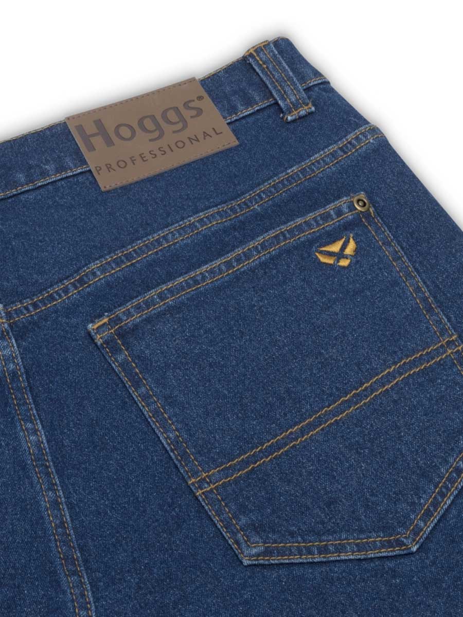 HOGGS OF FIFE Clyde Comfort Denim Jeans - Mens - Stonewash