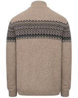 HOGGS OF FIFE Colonsay Fair Isle ¼ Zip Pullover – Men's