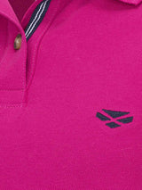 HOGGS OF FIFE Cora Pique Polo Shirt - Women's - Berry