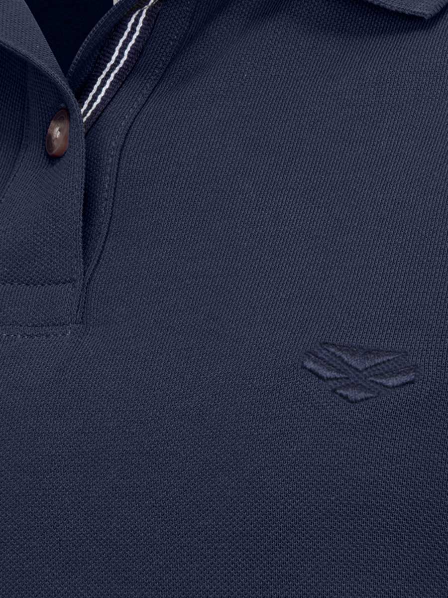 HOGGS OF FIFE Cora Pique Polo Shirt - Women's - Navy