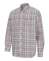 HOGGS OF FIFE Douglas Twill Shirt - Mens - Navy/Red/Olive