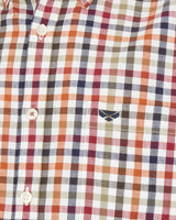 HOGGS OF FIFE Douglas Twill Shirt - Mens - Rust/Olive