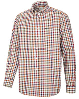 HOGGS OF FIFE Douglas Twill Shirt - Mens - Rust/Olive