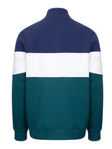 HOGGS OF FIFE Dumfries 1888 1/4 Zip Sweatshirt - Men's - Nordic Blue / Meditteranea