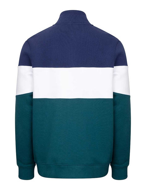 HOGGS OF FIFE Dumfries 1888 1/4 Zip Sweatshirt - Men's - Nordic Blue / Meditteranea