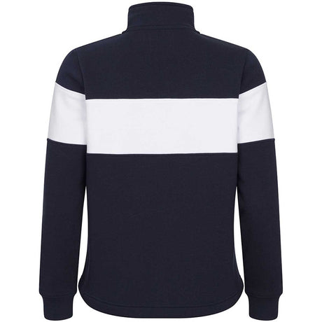 HOGGS OF FIFE Dumfries 1888 1/4 Zip Sweatshirt - Women's - Navy & White
