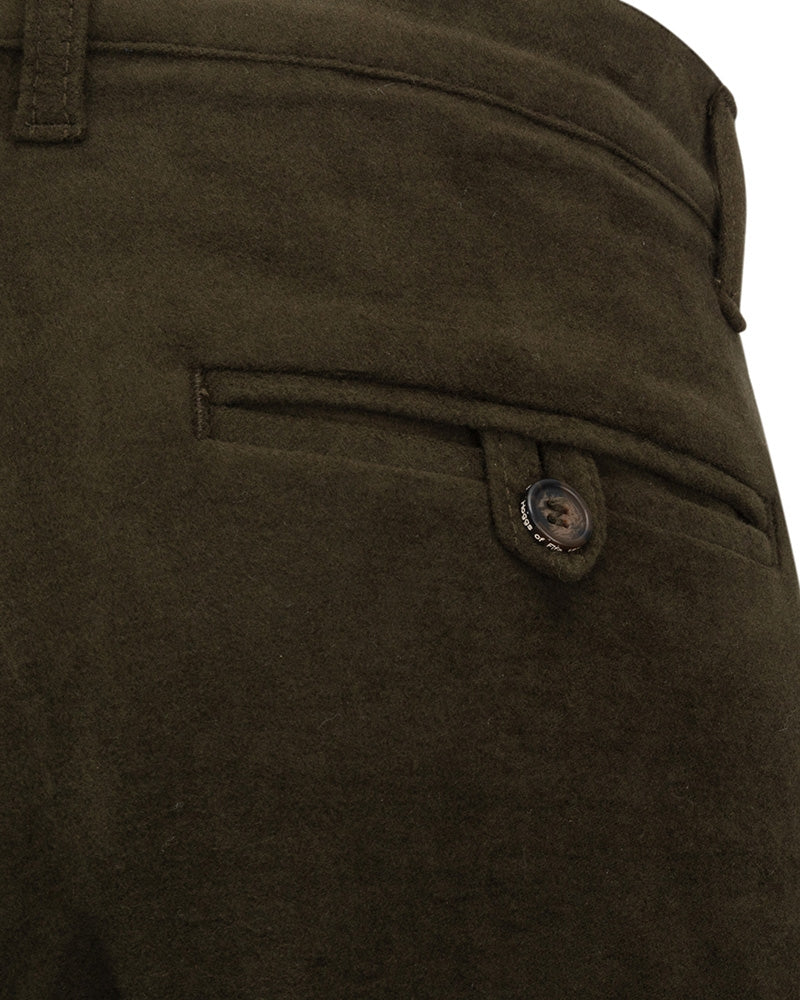 HOGGS OF FIFE Durness Moleskin Breeks - Mens - Olive Green