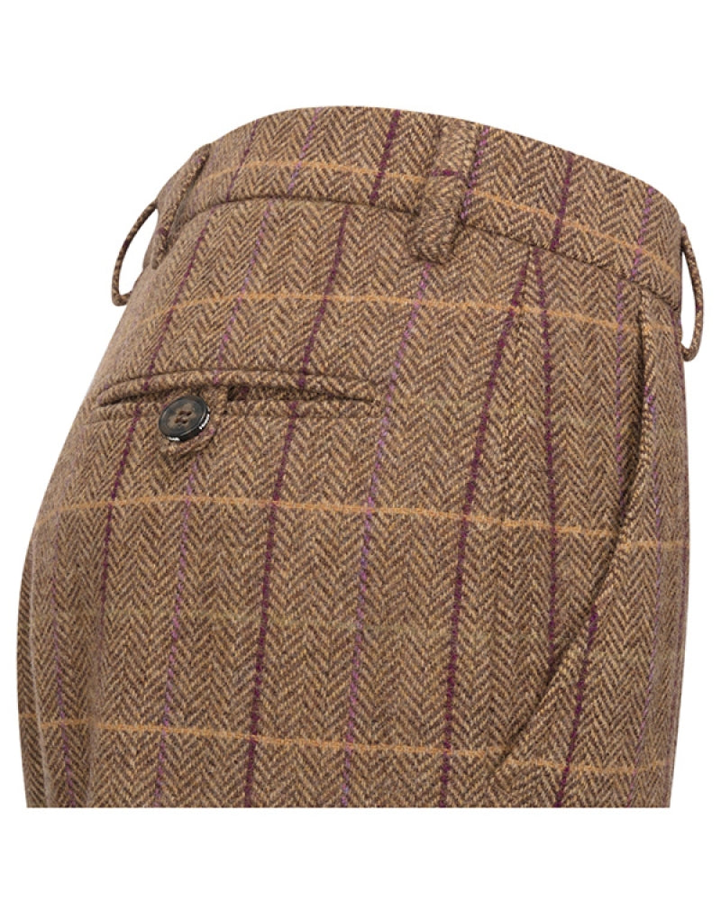 HOGGS OF FIFE Eden Ladies Tweed Breeks - Women's - Bracken