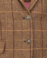 HOGGS OF FIFE Eden Tweed Hacking Jacket - Women's - Bracken/Blackberry