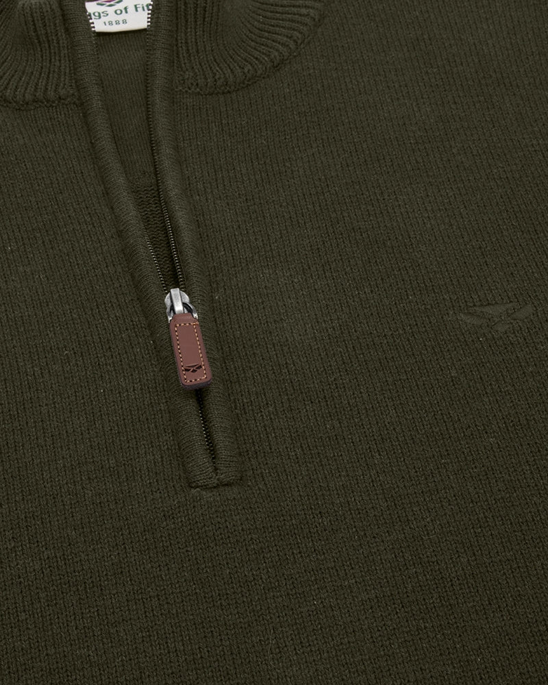 HOGGS OF FIFE Falkirk ¼ Zip Pullover – Men's