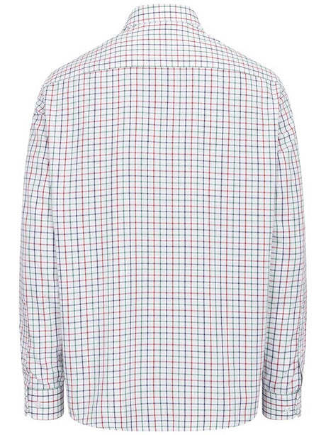 HOGGS OF FIFE Fernie Bamboo Shirt - Mens - Green / Red / Blue