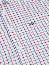 HOGGS OF FIFE Fernie Bamboo Shirt - Mens - Green / Red / Blue