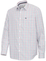 HOGGS OF FIFE Fernie Bamboo Shirt - Mens - Green / Red / Blue
