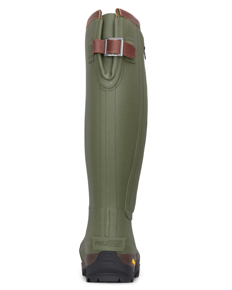 HOGGS OF FIFE Field Sport Full Zip Wellington Boots - Green