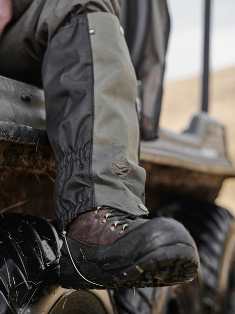 HOGGS OF FIFE Field & Trek Gaiters - Green / Black