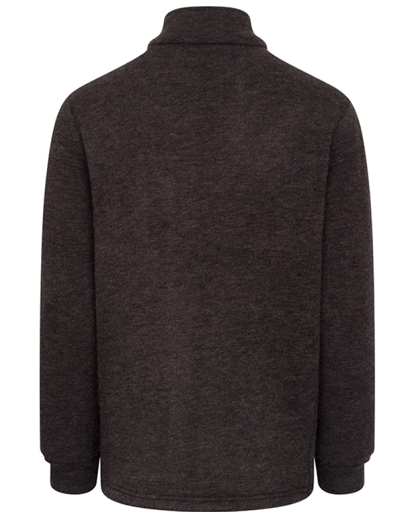 HOGGS OF FIFE Gairloch Knitted Fleece Lined Jacket - Mens - Braken