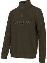 HOGGS OF FIFE Galloway 1888 Plain 1/4 Zip Sweatshirt - Men's - Forest Green