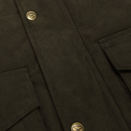 HOGGS OF FIFE Glenbervie Quilted Gilet - Mens - Loden