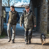 HOGGS OF FIFE Glenbervie Quilted Gilet - Mens - Loden