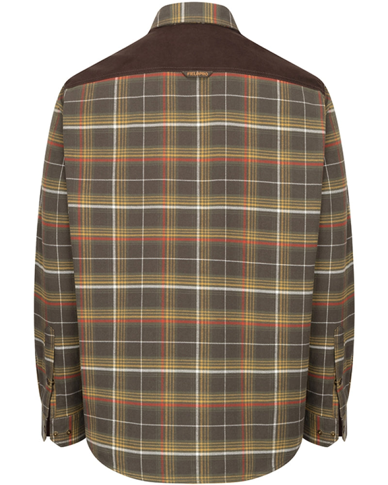 HOGGS OF FIFE Glenmore Hunting Shirt - Mens - Olive / Gold
