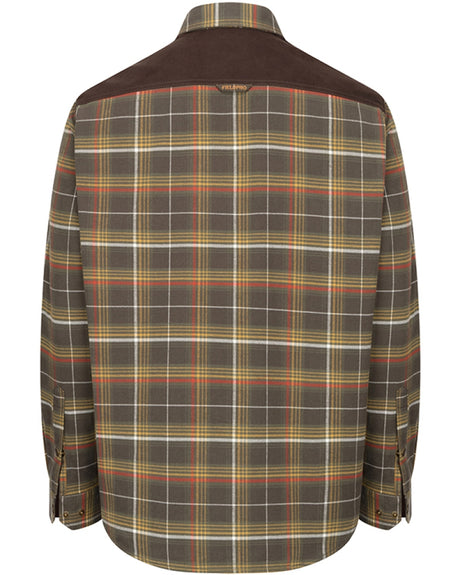 HOGGS OF FIFE Glenmore Hunting Shirt - Mens - Olive / Gold