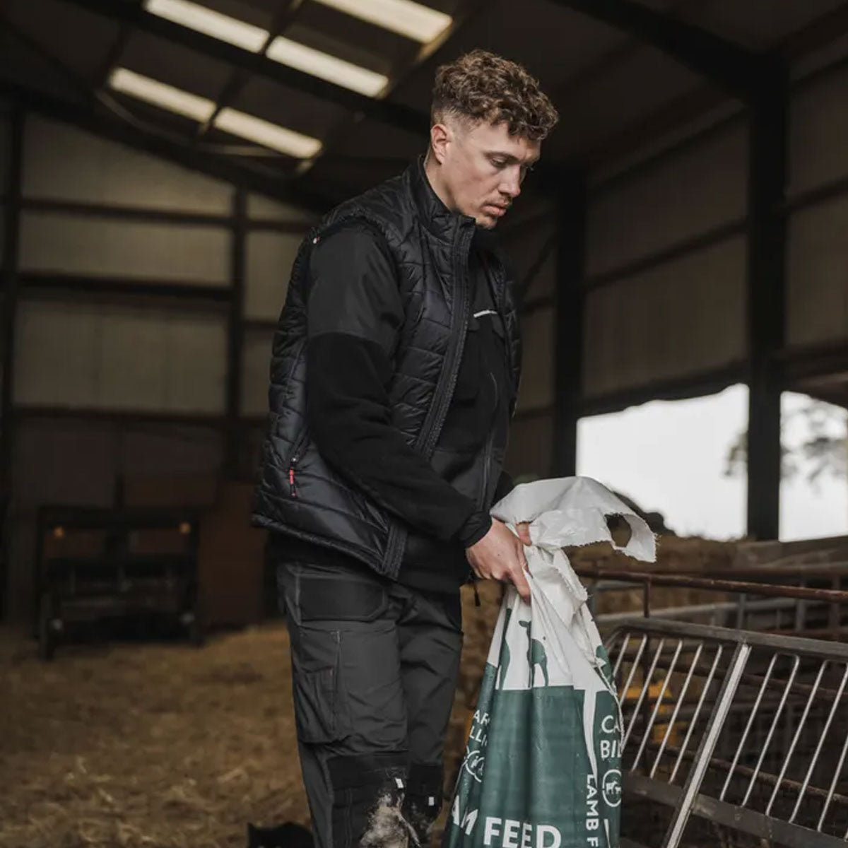 HOGGS OF FIFE Granite Bonded Fleece Jacket - Mens - Black