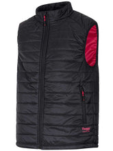 Load image into Gallery viewer, HOGGS OF FIFE Granite Rip-Stop Gilet - Mens - Black/Red
