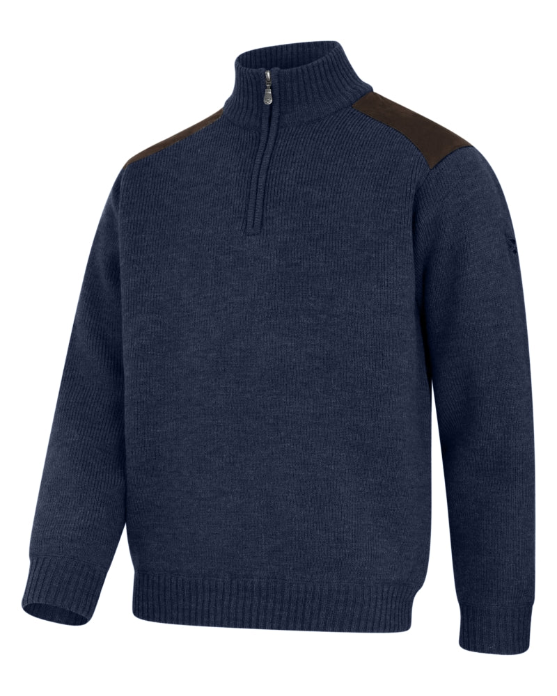 HOGGS OF FIFE Hebrides II Zip Neck Windproof Pullover – Men's