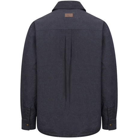 HOGGS OF FIFE Huntly Waxed Canvas Utility Overshirt - Mens - Midnight Navy