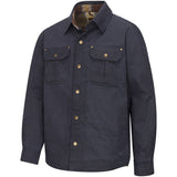 HOGGS OF FIFE Huntly Waxed Canvas Utility Overshirt - Mens - Midnight Navy
